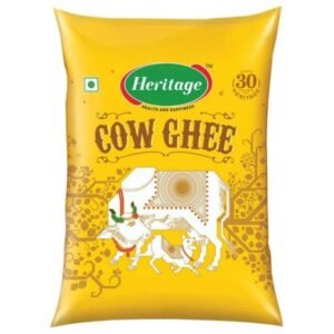 Pure cow ghee in ceramic bowl steel
